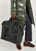 Rains Puffer Weekend Quilted Rubberised Holdall - Black - One Size