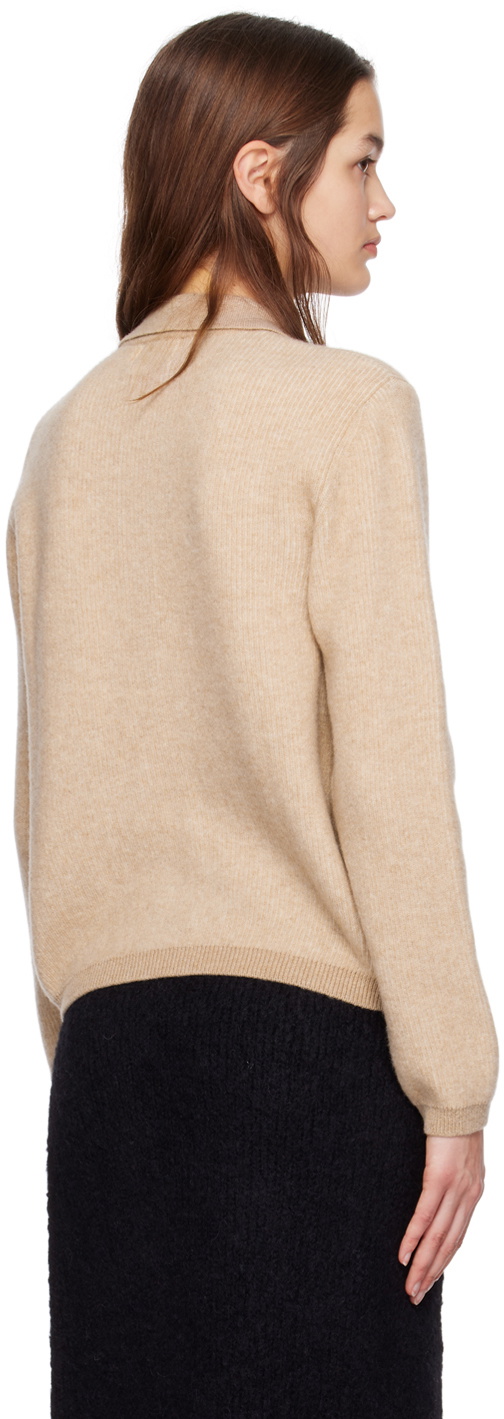 OTTI Beige Extra Fine Wool Polo