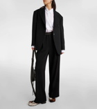 Acne Studios Logo mid-rise wide-leg pants