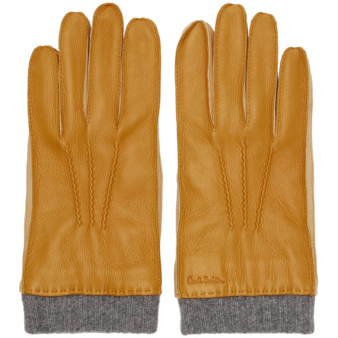 Photo: Paul Smith Tan Leather Gloves