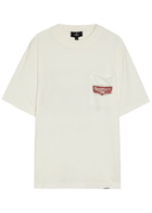 Represent Nothing Faster Printed Cotton T-shirt White
