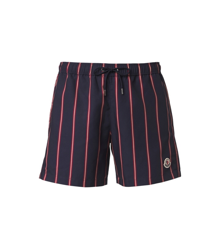 Photo: Moncler Striped swim trunks