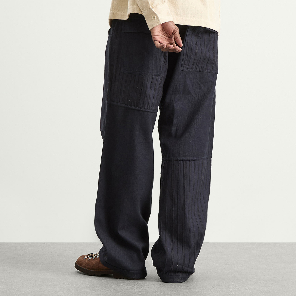 Kardo Men's Abeer Drawstring Snow Pant in Navy