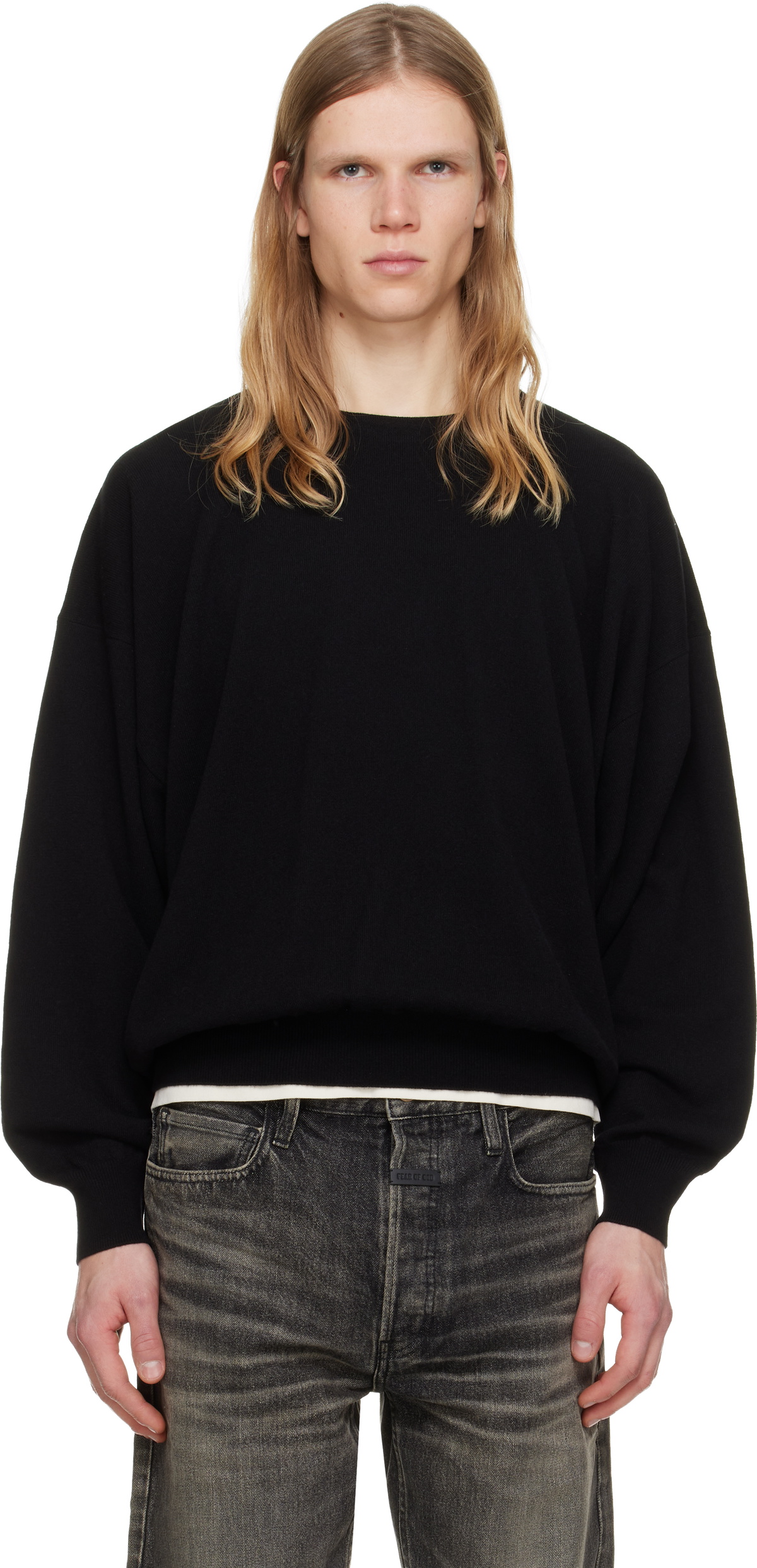 Fear of God Black Cashmere Sweater
