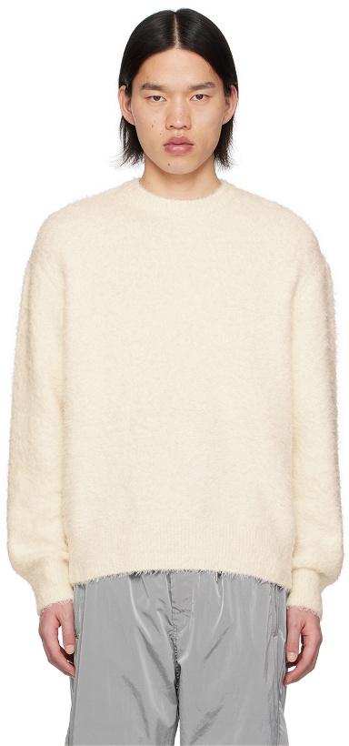 Photo: Wooyoungmi White Hairy Sweater