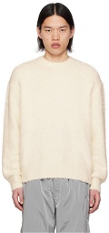 Wooyoungmi White Hairy Sweater