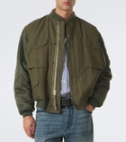 Junya Watanabe Paneled cotton and technical bomber jacket