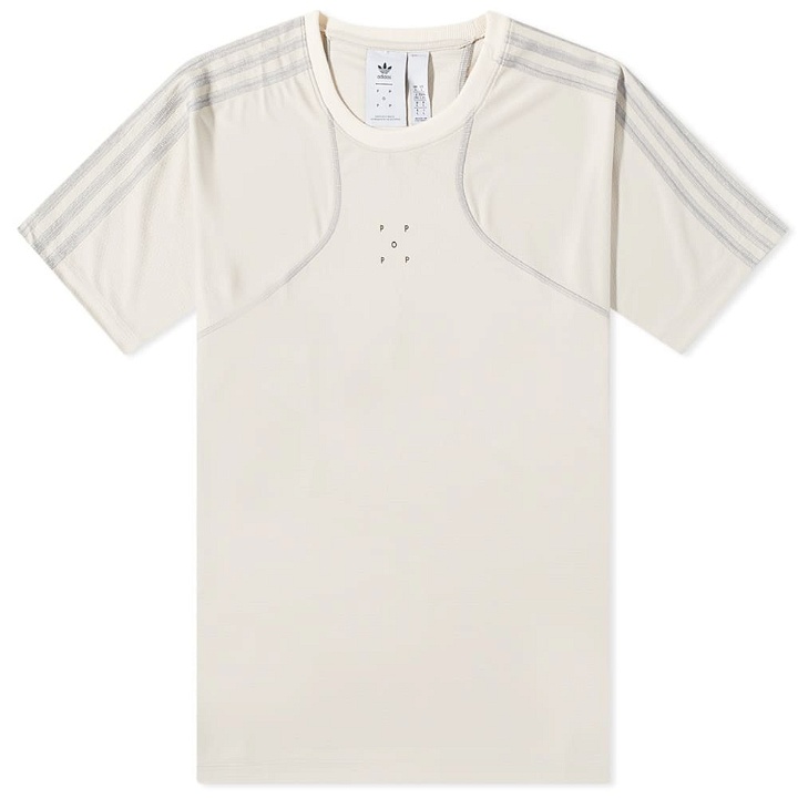 Photo: Adidas x POP Tech T-Shirt in Wonder White/Grey