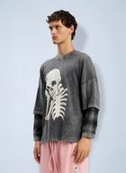 Palm Angels Skull Double Long-Sleeved T-Shirt