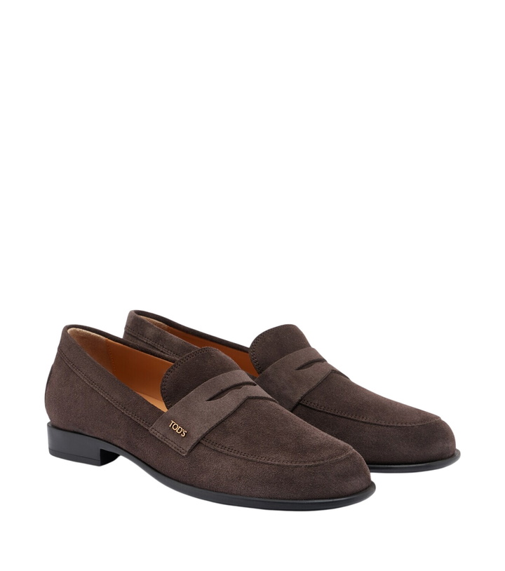 Photo: Tod's Suede penny loafers