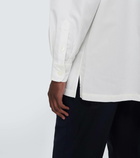 Kenzo Embroidered oversized cotton shirt