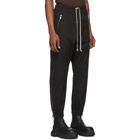 Rick Owens Black Tecuatl Track Lounge Pants