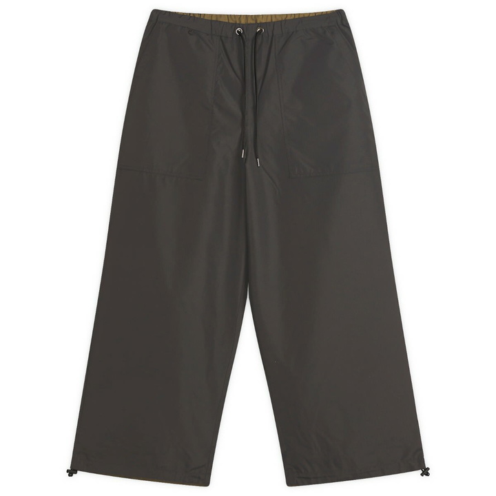 Photo: Taion Men's Military Reversible Wide Trousers in Black
