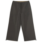 Taion Men's Military Reversible Wide Trousers in Black