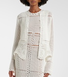 Erdem Crochet cotton cardigan