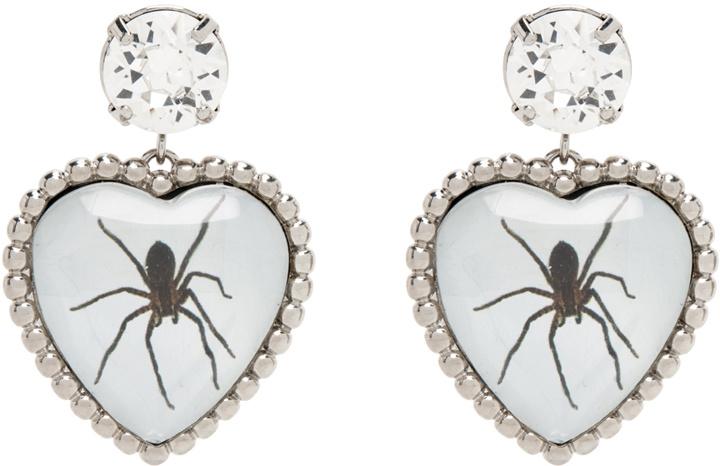 Photo: Safsafu SSENSE Exclusive Silver Spider Bff Earrings