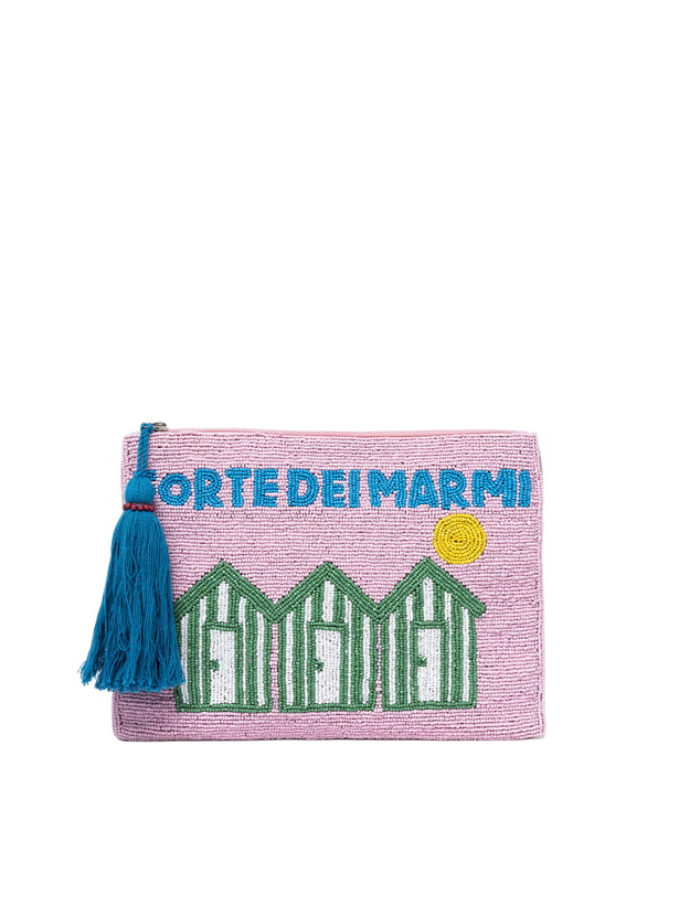 Photo: MC2 Saint Barth Forte Dei Marmi Pattern Pearl Pouch