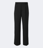 Dries Van Noten Pleated wool wide-leg pants
