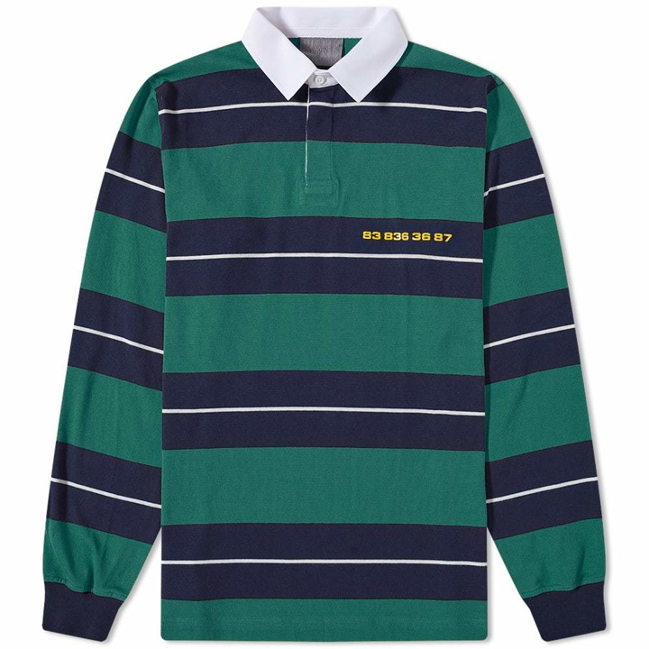 Photo: VTMNTS Numbers Striped Rugby Shirt