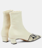 Khaite Nevada leather ankle boots