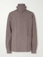 Rick Owens - Virgin Wool Drill Overshirt - Gray