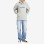 Dime Men's Cursive Logo Hoodie in Heather Gray