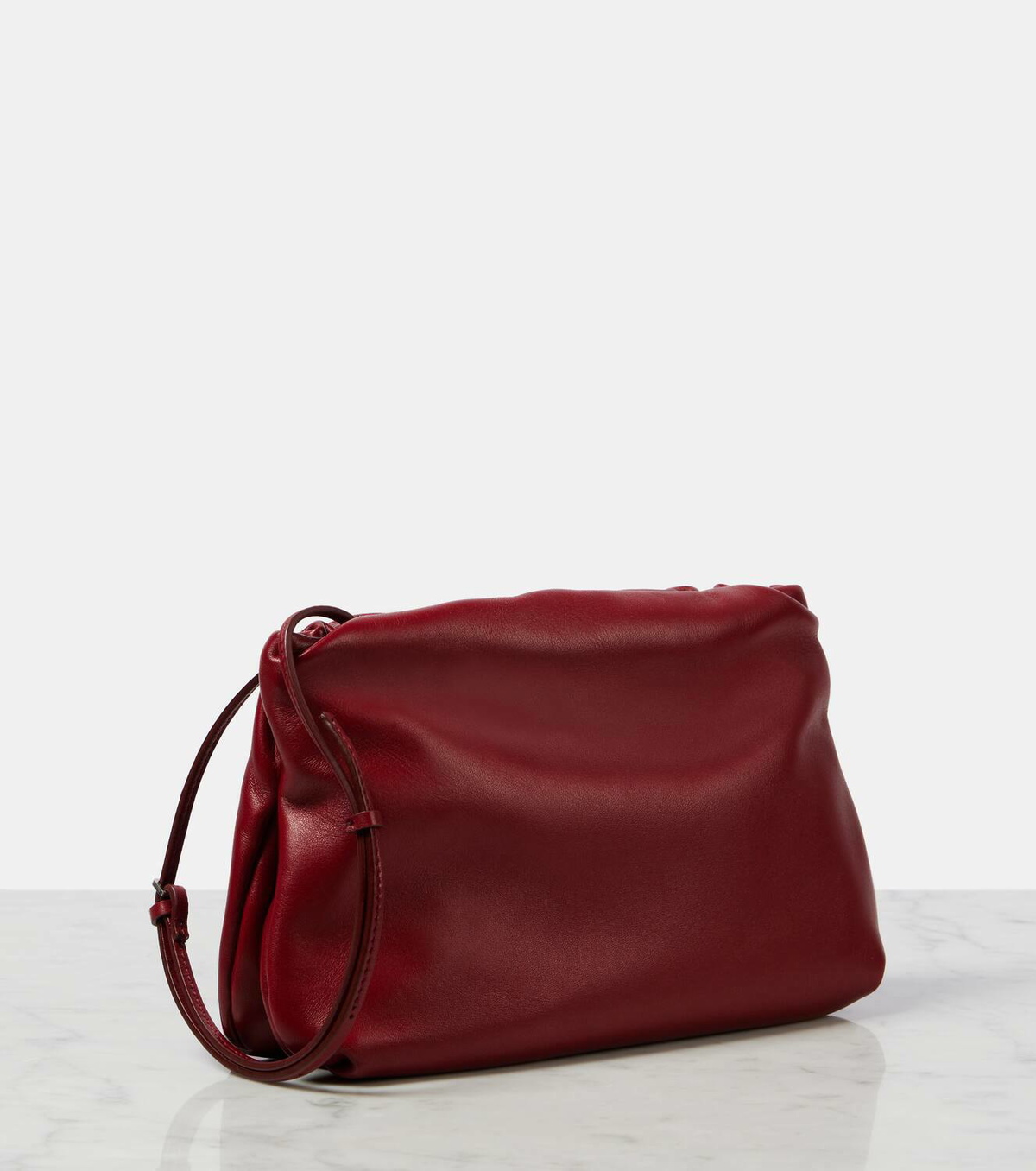 The Row Bourse leather clutch The Row