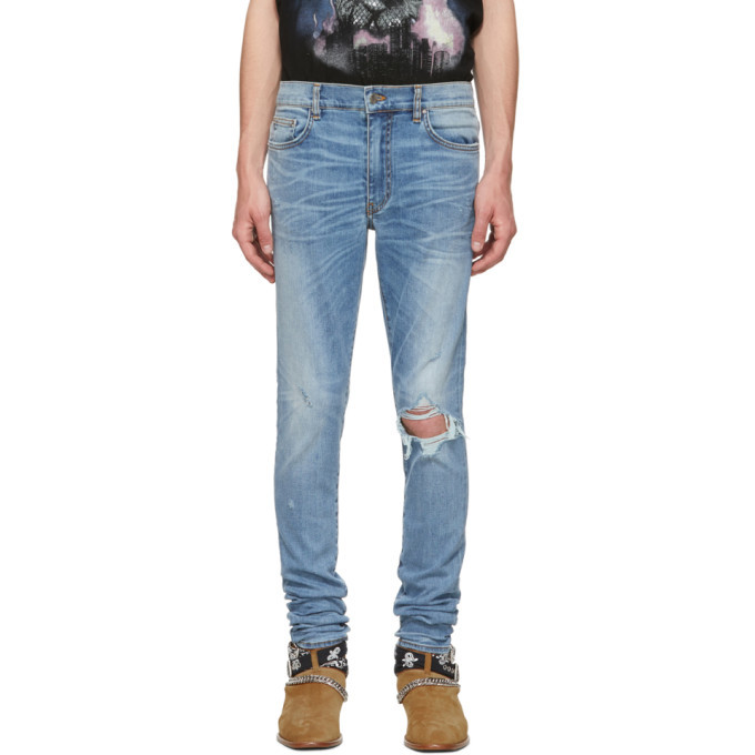 Photo: Amiri Blue Broken Jeans