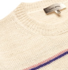 Isabel Marant - Obli Striped Alpaca-Blend Sweater - Neutrals