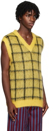 Marni Yellow Check Vest