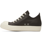 Rick Owens Brown Tower Low Sneaks Sneakers