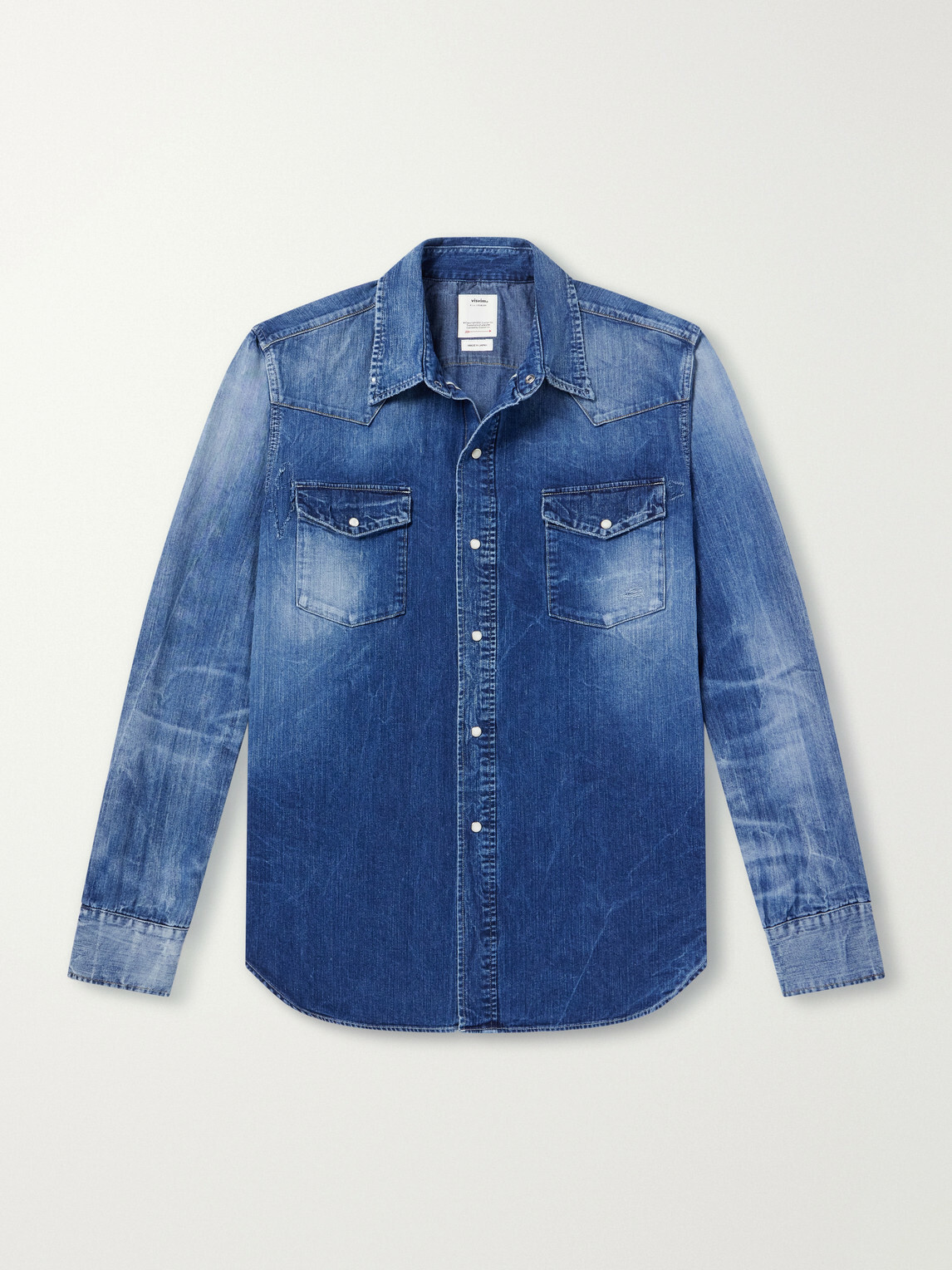 Visvim - Social Sculpture Denim Shirt - Blue
