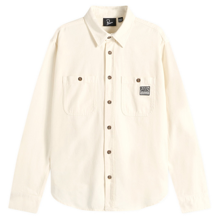 Photo: By Parra Men's Clean Cut Overshirt in Sand