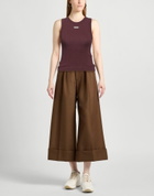 Mcqueen Womens Tank top Chocolate in Brown