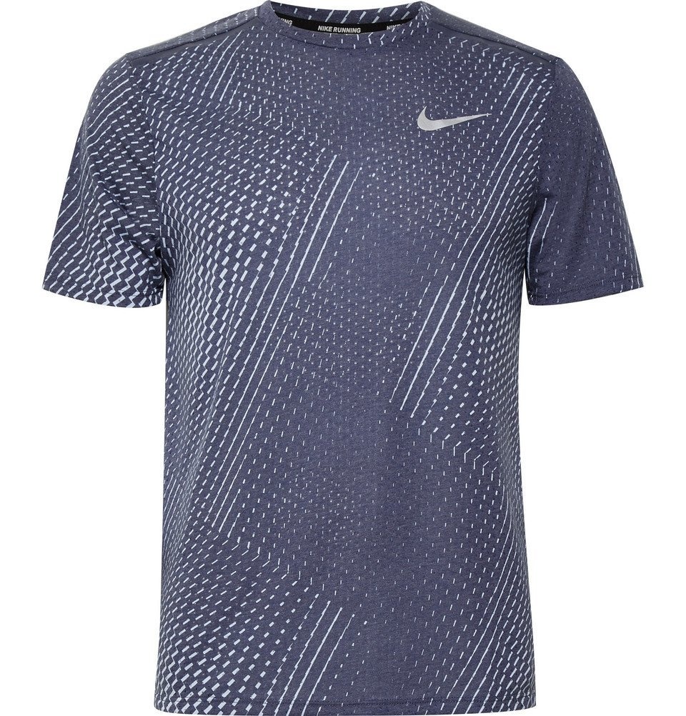 Nike Rise 365 Dri-FIT Mesh T-Shirt - Men - Gray Nike Running
