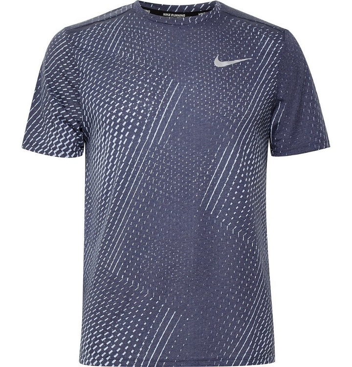 Photo: Nike Running - Rise 365 Dri-FIT Mesh T-Shirt - Men - Gray