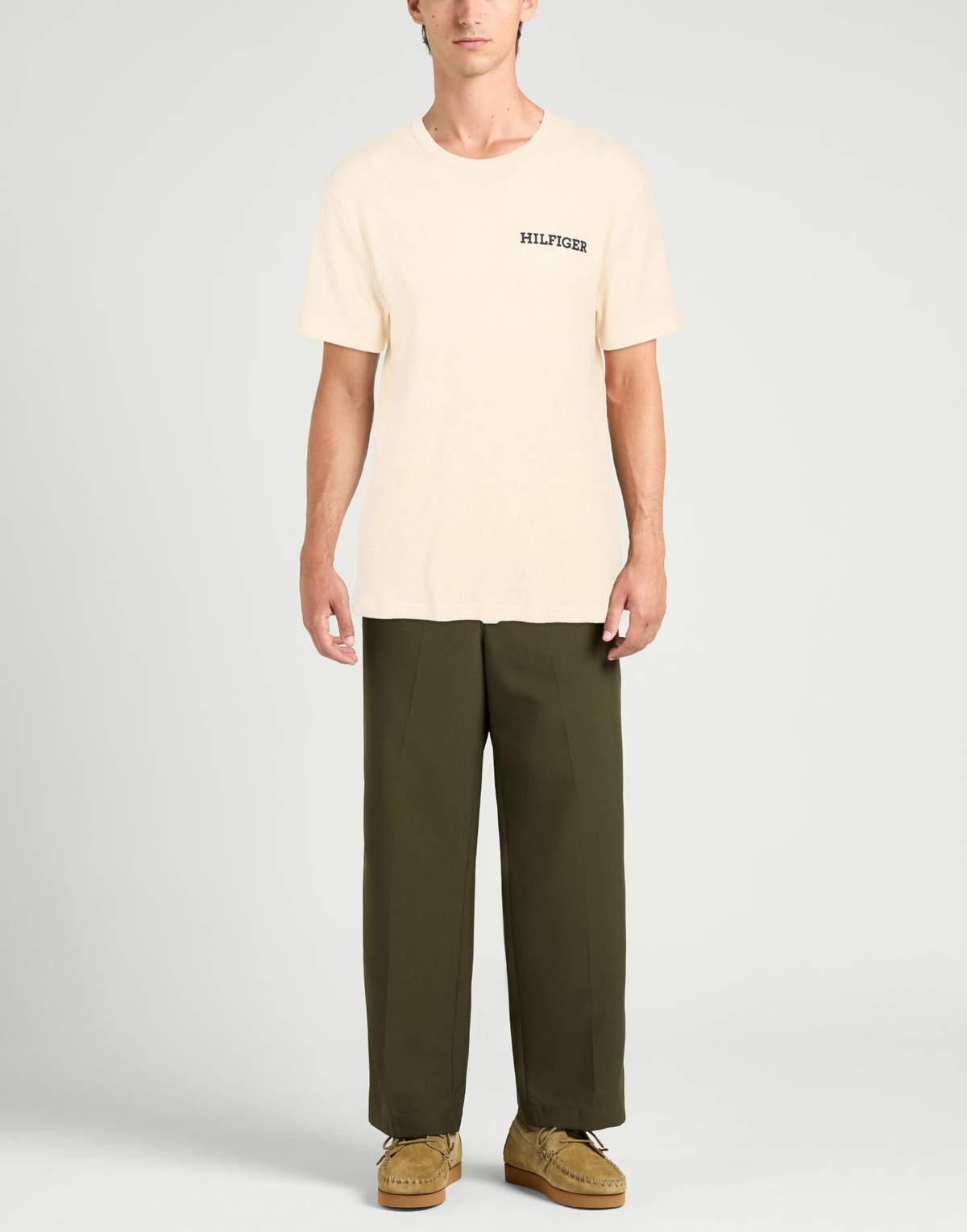 Tommy Hilfiger Mens T-shirt Ivory