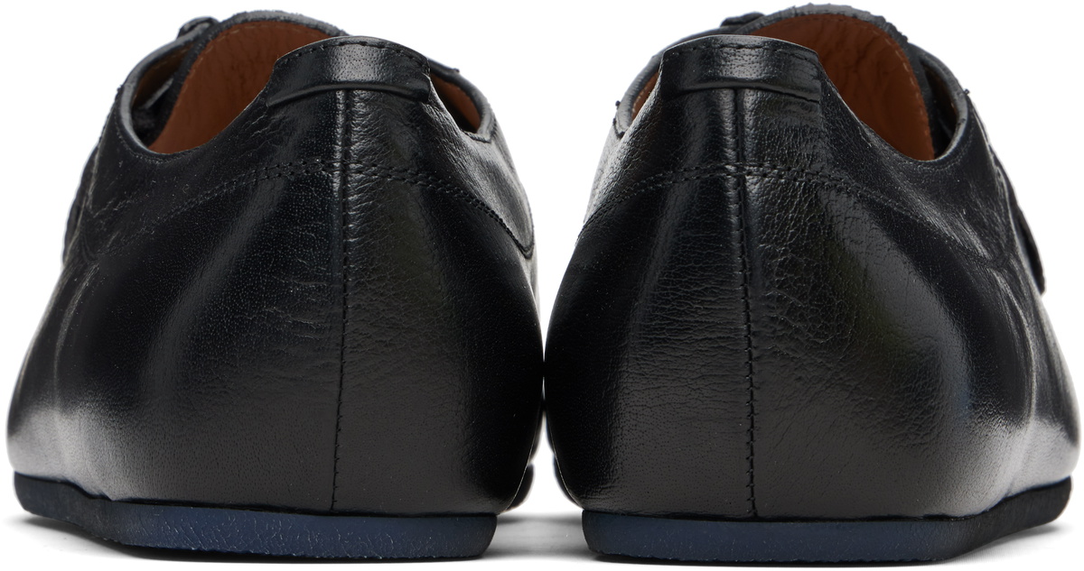 Jil Sander Black Hood Lace-Up Derbys