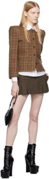 Sinéad O’Dwyer Brown Pleated Skort