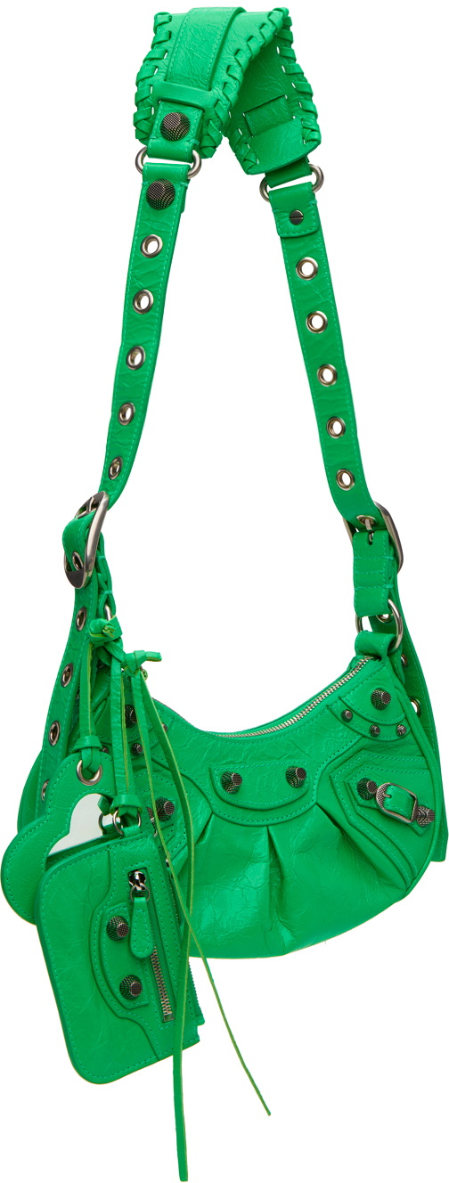 Balenciaga Green XS 'Le Cagole' Shoulder Bag Balenciaga