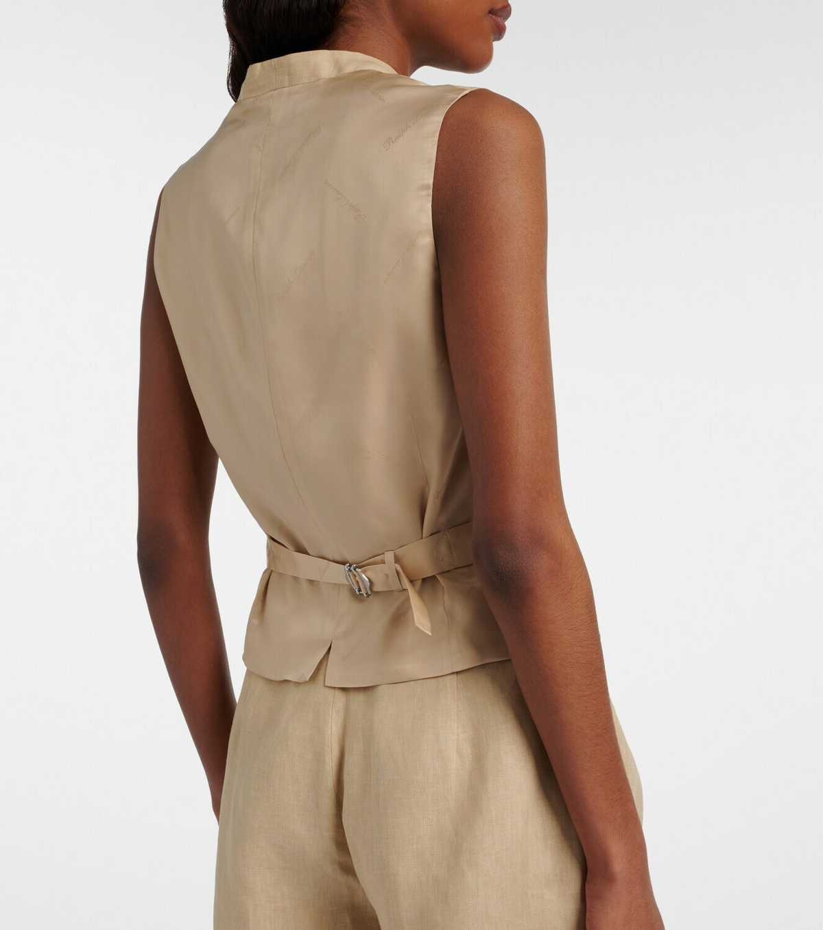 Ralph Lauren Collection Jaiden linen vest