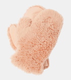 Yves Salomon Shearling-trimmed mittens