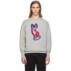 Maison Kitsune Grey Acide Fox Sweatshirt