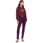 Off-White Purple Ly College Sport Leggings