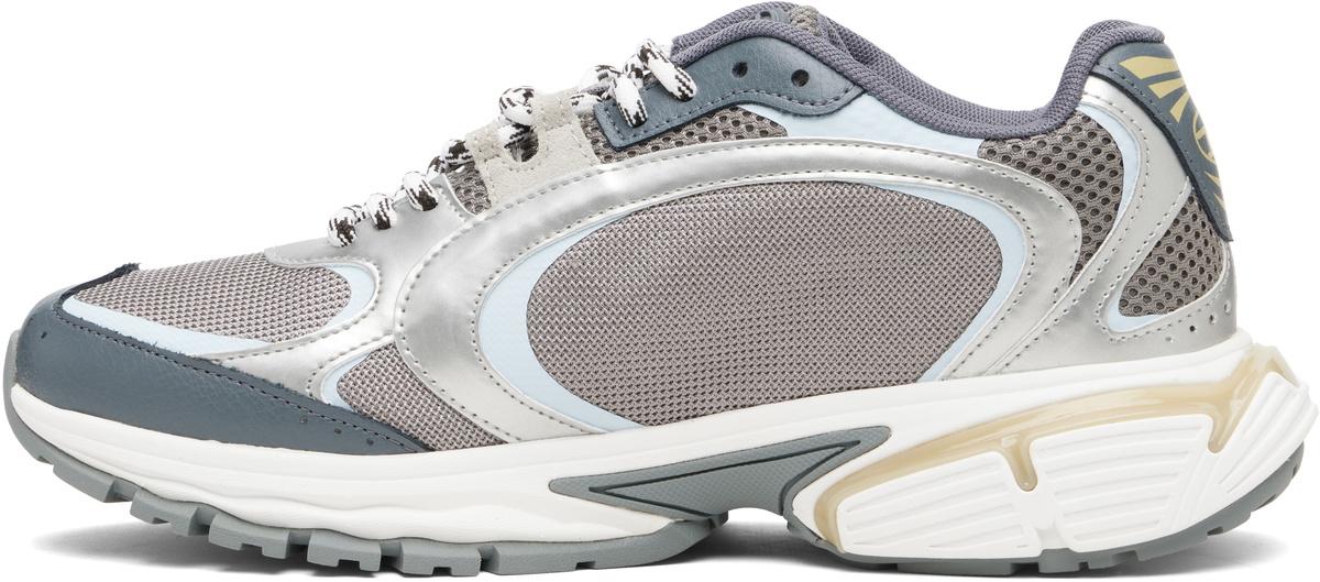 Diesel Gray & Silver S-Pro-V-Dense Low Sneakers