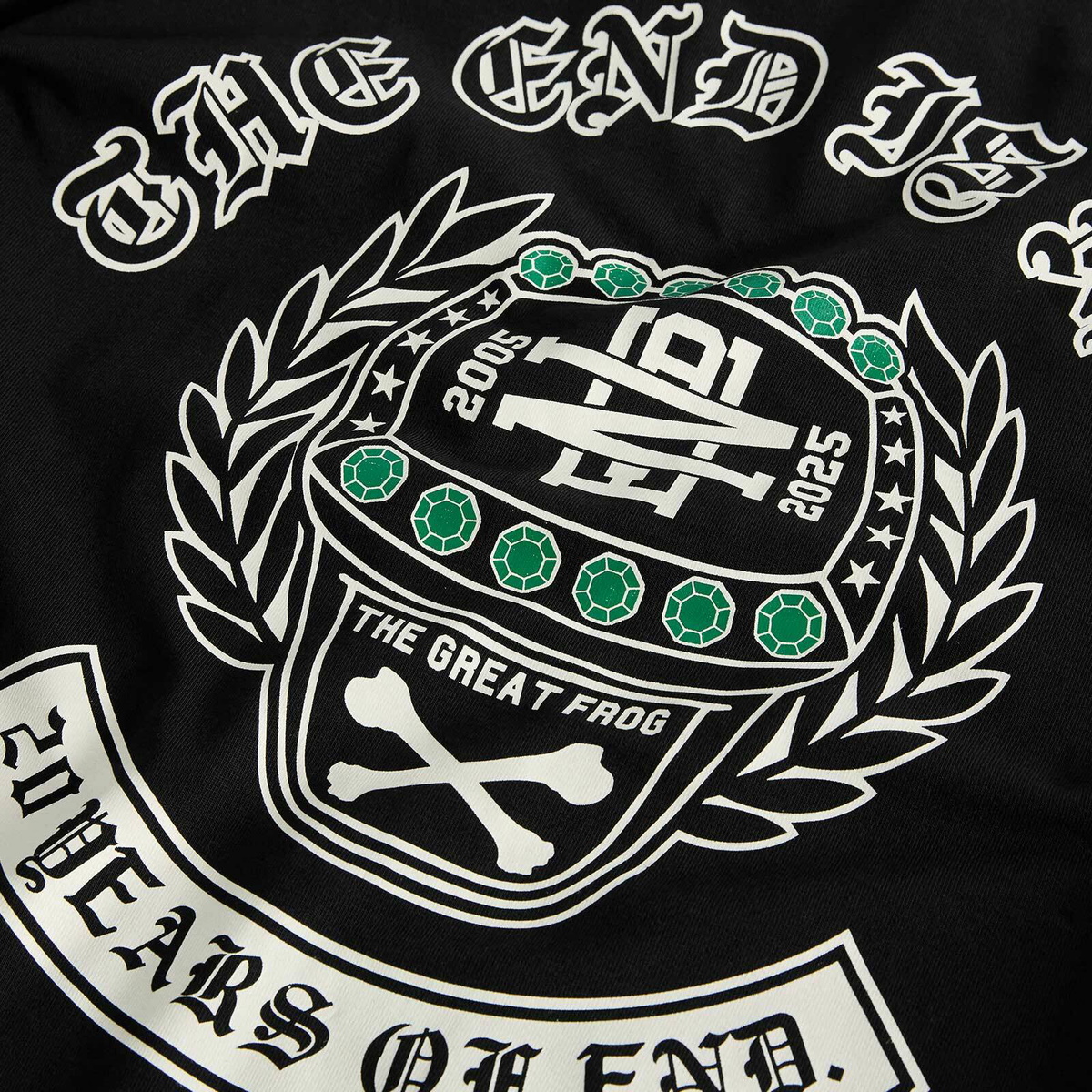 END. x The Great Frog T-Shirt in Black