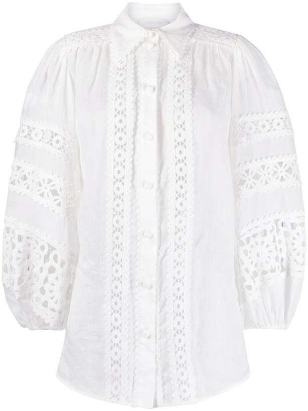 Photo: ZIMMERMANN - Embroidered Puff Shirt