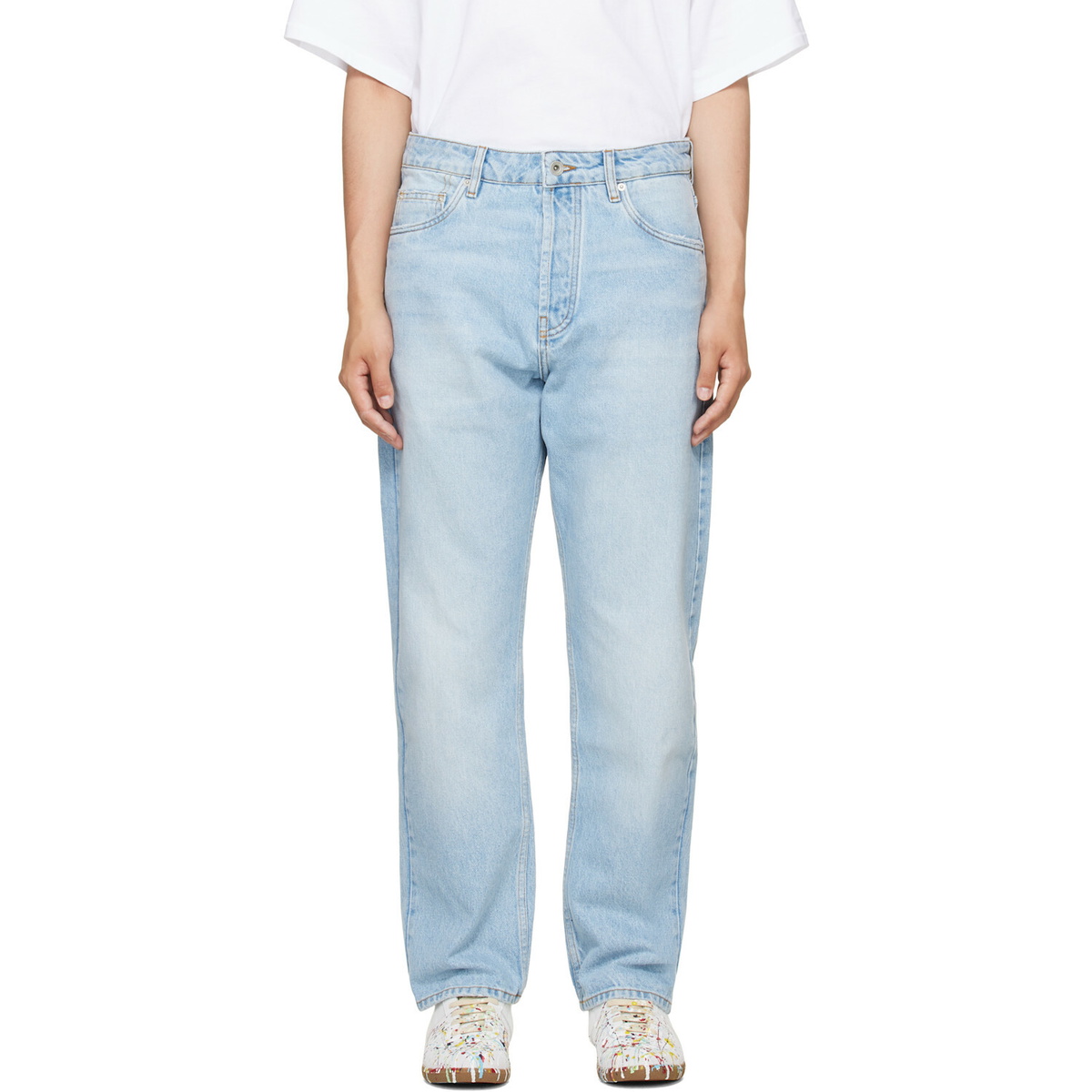 Studio Nicholson Blue Riso Straight Leg Jeans