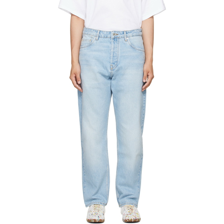 Photo: Studio Nicholson Blue Riso Straight Leg Jeans
