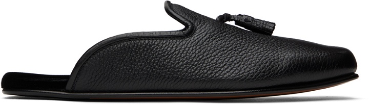 Photo: TOM FORD Black Leather Loafers